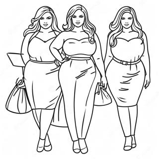 Plus Size Coloring Pages