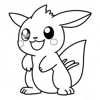 Electric Type Pokemon Coloring Page 59993-48136