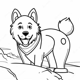 Sled Dog Coloring Page 60013-48148