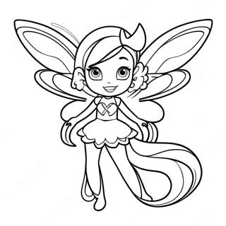 Winx Club Stella Coloring Page 60023-48155