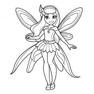 Stella From Winx Club In Magical Outfit Coloring Page 60024-48160