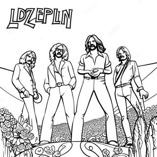 Led Zeppelin Coloring Page 60053-48182