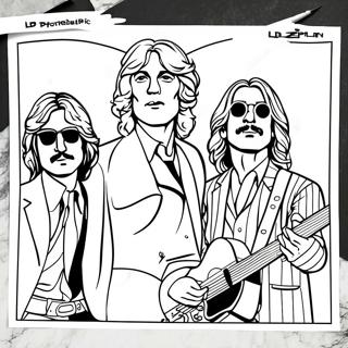 Led Zeppelin Coloring Page 60053-48183