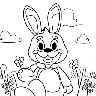 Spring Bonnie Coloring Page 6006-4903