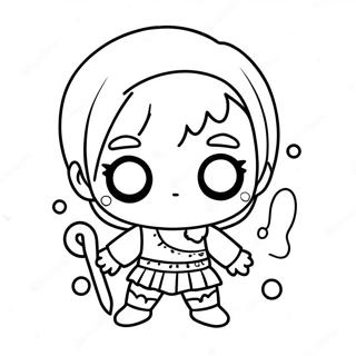 Chibi Horror Coloring Pages