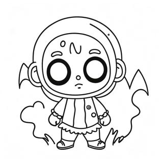 Chibi Horror Character Coloring Page 60123-48234