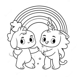 Rainbow Friends Orange Character Coloring Page 60143-48249