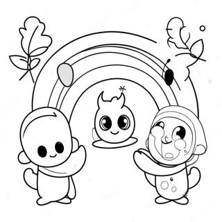 Rainbow Friends Orange Character Coloring Page 60143-48250