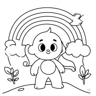 Rainbow Friends Orange Character Coloring Page 60143-48252