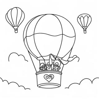 Up Balloon Adventure Coloring Page 601-477