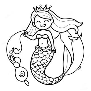 Mermaid Queen Coloring Page 60213-48301