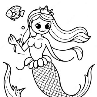 Mermaid Queen Coloring Page 60213-48302