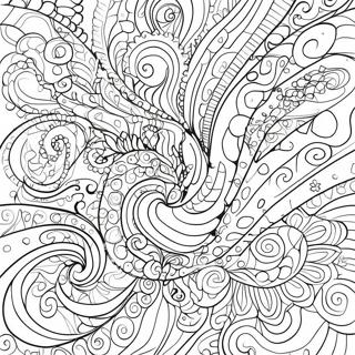 Psychedelic Swirl Patterns Coloring Page 60224-48322