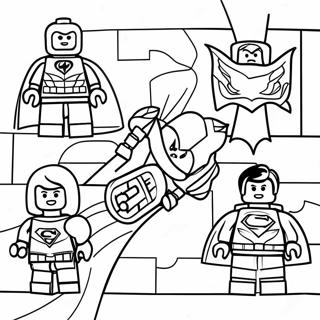 Lego Justice League Coloring Pages