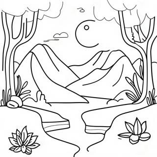 Sublime Nature Scene Coloring Page 60243-48330