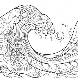 Sublime Ocean Waves Coloring Page 60244-48333