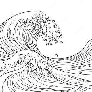 Sublime Ocean Waves Coloring Page 60244-48334