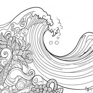 Sublime Ocean Waves Coloring Page 60244-48335