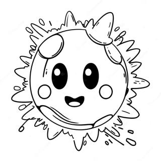 Explosive Mario Bomb Coloring Page 60254-48342