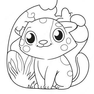 Fun Dot Coloring Pages With Animals 6027-4922