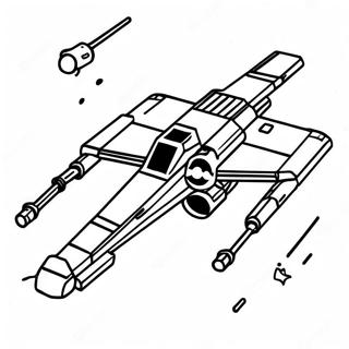 X-Wing Coloring Pages