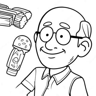 Doug Funny In Action Coloring Page 60294-48373