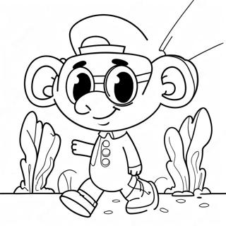 Doug Funny In Action Coloring Page 60294-48376