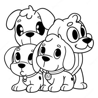 Adventurous Pound Puppies Coloring Page 60304-48379