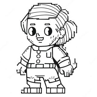 Pixel Art Coloring Page 60313-48392