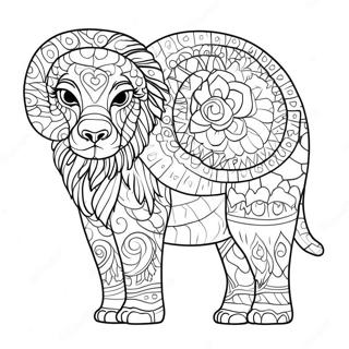 Colorful Pixel Art Animals Coloring Page 60314-48387