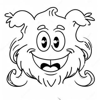 Thing 1 With Big Smile Coloring Page 60324-48397