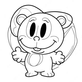 Thing 1 With Big Smile Coloring Page 60324-48400