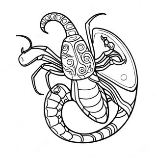 Scorpio For Adults Coloring Pages