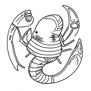 Scorpio Zodiac Sign Coloring Page 60333-48404