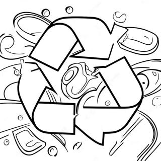 Recycling Coloring Pages