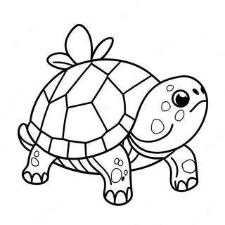 Christmas Turtle Coloring Page 60403-48454