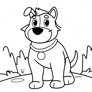 Brave Underdog Hero Coloring Page 60454-48494