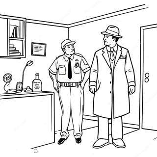 Crime Scene Detective Coloring Page 60463-48498