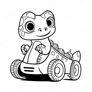 Gekko In The Gekko Mobile Coloring Page 60484-48516