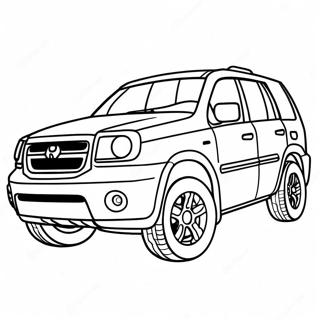 Honda Pilot Adventure Coloring Page 60494-48526