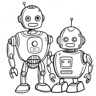 Robots Movie Coloring Page 60533-48554