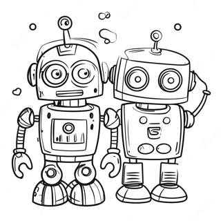 Robots Movie Coloring Page 60533-48555