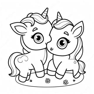 Baby Unicorns Coloring Page 60543-48561