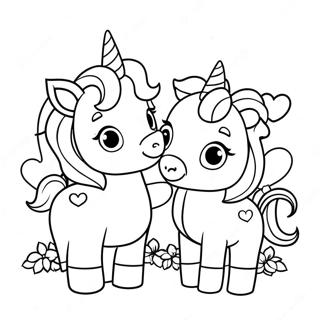 Baby Unicorns Coloring Page 60543-48562