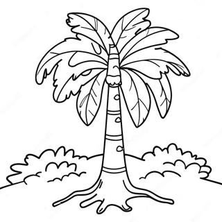 Colorful Chicka Chicka 123 Tree Coloring Page 60584-48601