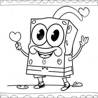 Spongebob Valentine S Day Coloring Page 60603-48610