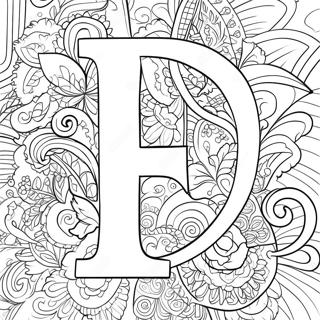 Illustrative Capital Letter I Coloring Page 60644-48641