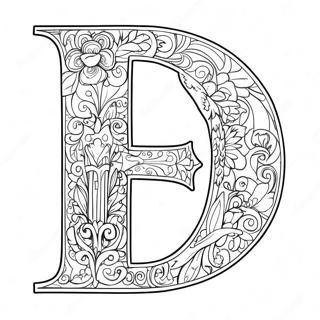 Illustrative Capital Letter I Coloring Page 60644-48644