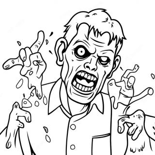 Zombies Coloring Pages