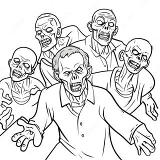 Zombies Coloring Page 60663-48659